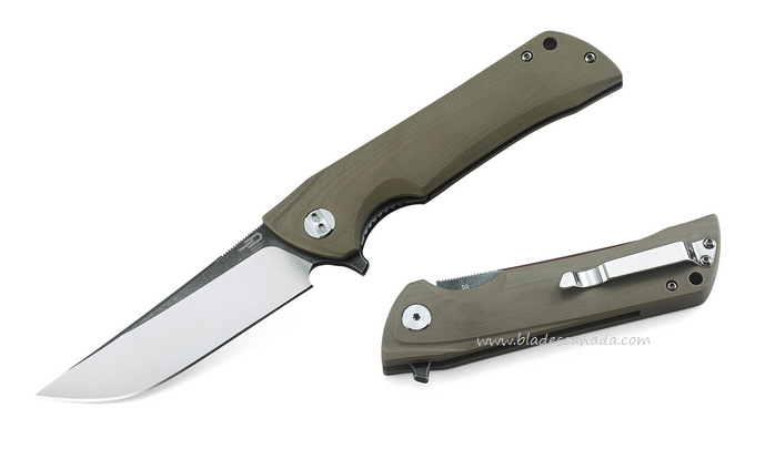 Bestech Paladin Flipper Folding Knife, D2 Two-Tone, G10 Tan, BG13B-2