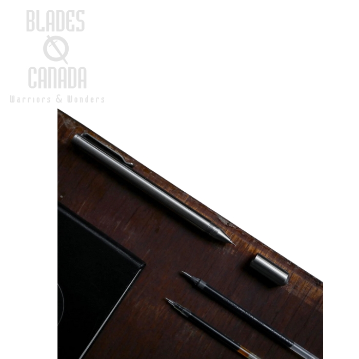 (image for) Big Idea Design PHX-Pen, Stainless Steel w/Titanium Pocket Clip, 007353