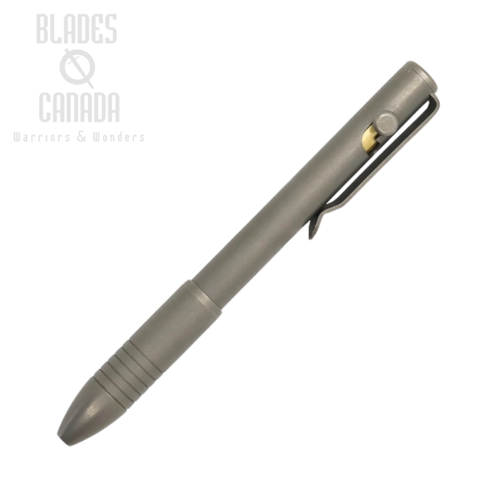 (image for) Big Idea Design Bolt Action Pen, Titanium Stonewashed, 007520