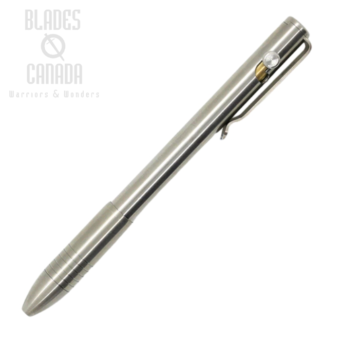 (image for) Big Idea Design Bolt Action Pen, Titanium Raw, 007537