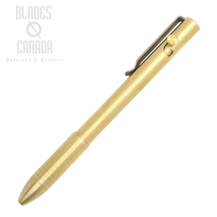 (image for) Big Idea Design Bolt Action Pen, Brass, 007544
