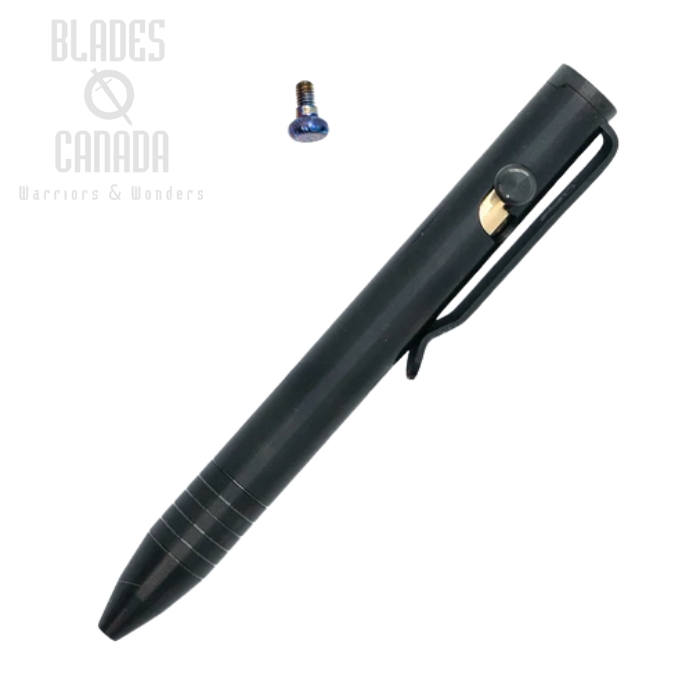(image for) Big Idea Design Mini Bolt Action Pen, Titanium Black, 007575