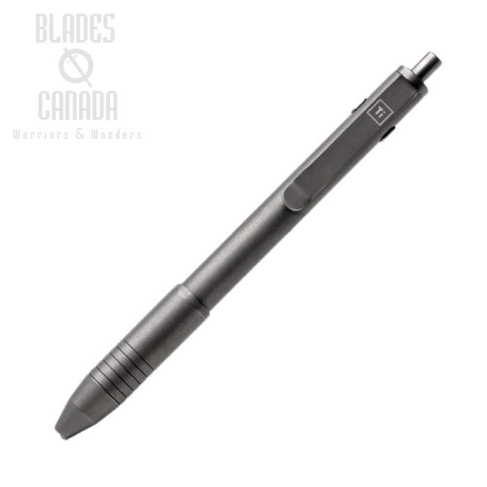 (image for) Big Idea Design Dual Side Click Pen, Titanium Stonewashed, 007681