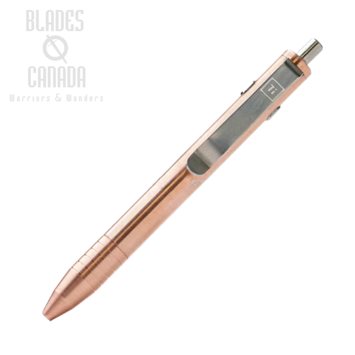 Big Idea Design Mini Dual Side Click Pen, Copper, 007797 (image for) Big Idea Design Mini Dual Side Click Pen, Copper, 007797