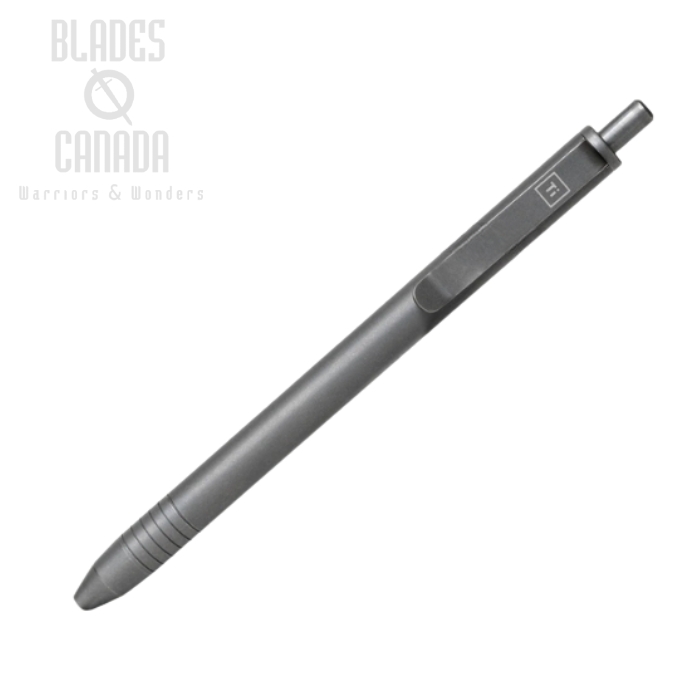 (image for) Big Idea Design Slim Click Pen, Titanium Stonewashed, 007896