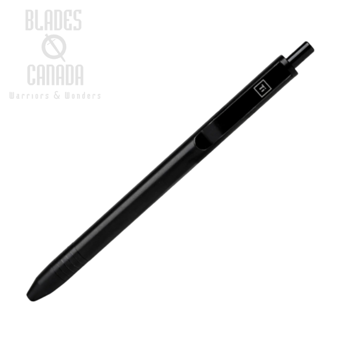 Big Idea Design Slim Click Pen, Titanium Black, 007902 (image for) Big Idea Design Slim Click Pen, Titanium Black, 007902