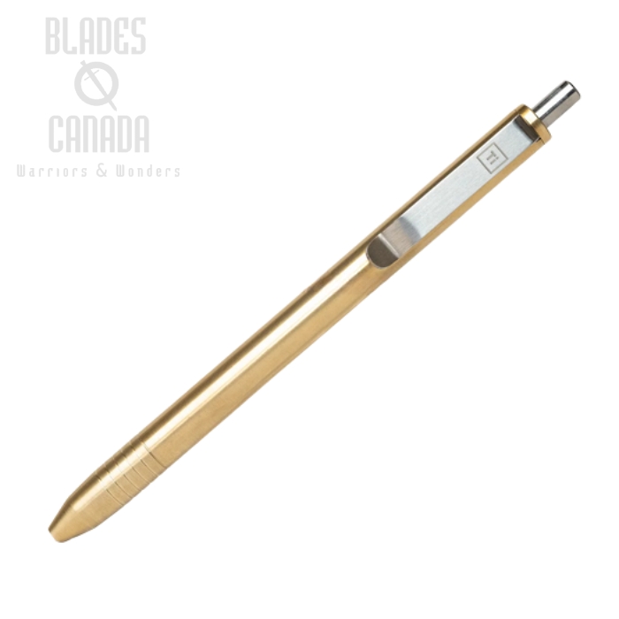 Big Idea Design Slim Click Pen, Brass, 007926 (image for) Big Idea Design Slim Click Pen, Brass, 007926