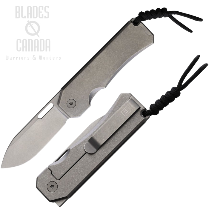 Big Idea Design Framelock Folding Pocket Knife, S35VN, Titanium, 735055