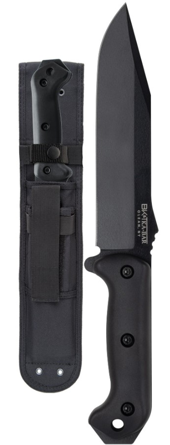 Ka-Bar Becker Combat Utility Fixed Blade Knife, 1095 Cro-Van, Cordura Sheath, BK7