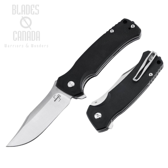 Boker Plus M.E.R.K. 1 Flipper Folding Knife, D2 Steel, G10 Black, B-01BO552