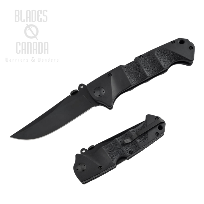 Boker Plus RBB 2.0 Backlock Folding Knife, D2 Black, Synthetic Black, 01BO496