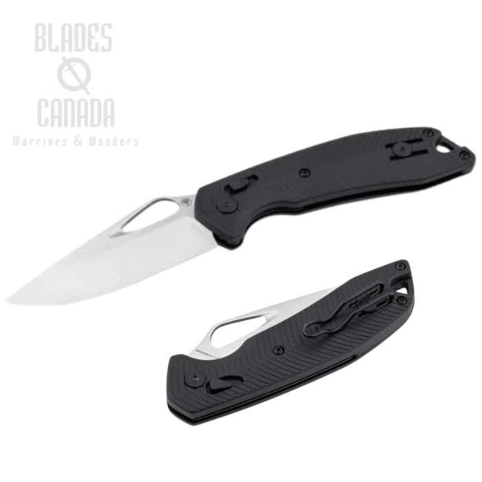 Boker EDK Crossbar Lock Folding Knife, Magnacut Satin, GFN Black, 110307