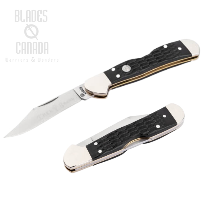 Boker TS 2.0 Copperhead Backlock Slipjoint Knife, D2 Steel, Bone Black, 110873
