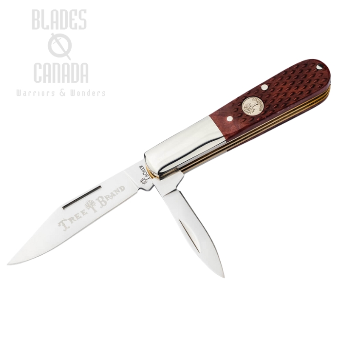Boker Treebrand 2BLD Slipjoint Folding Knife, D2 Satin, Checkered Bone Brown, 110892 (image for) Boker Treebrand 2BLD Slipjoint Folding Knife, D2 Satin, Checkered Bone Brown, 110892
