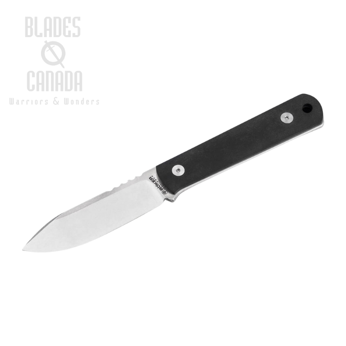 Boker Manufaktur Solingen BFF Packlite Fixed Blade Knife, MagnaCut SW, Richlite Black, 120749