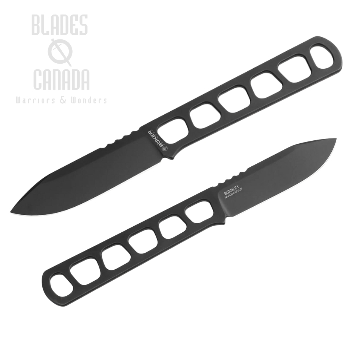 Boker BFF Packlite Fixed Blade Knife, MagnaCut Black, Stainless Black, Kydex Sheath, 120752