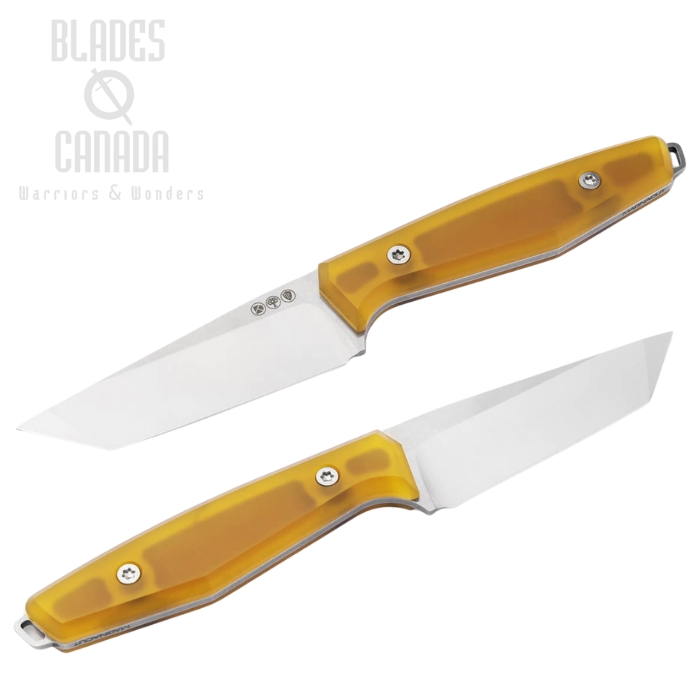 Boker Manufaktur Daily Knives AK1 Fixed Blade Knife, MagnaCut, Ultem Handle, Kydex Sheath, 124500
