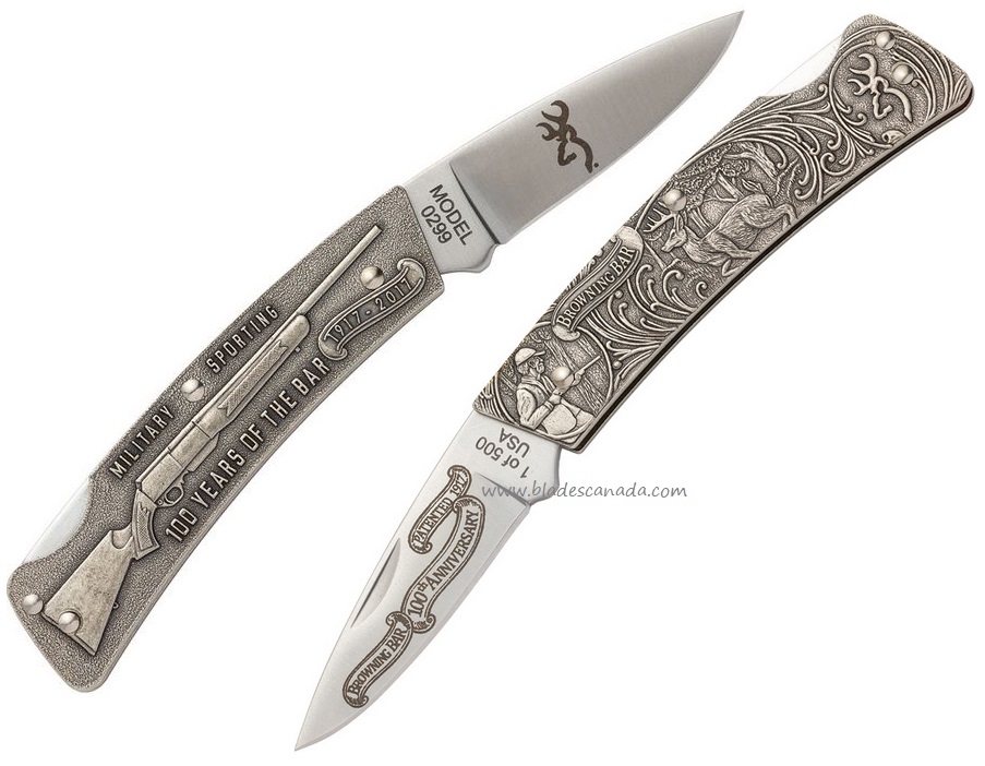 Browning Knives BAR Folder, 100th Anniversary BAR Hunting, BR0274