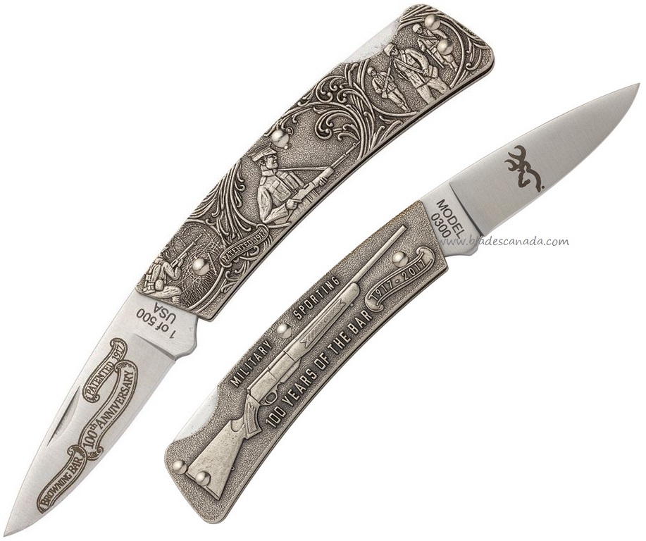 Browning Knives BAR Military, 100th Anniversary of BAR Military, BR0276 - Click Image to Close