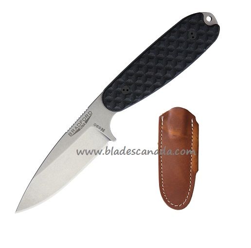 Bradford Guardian 3.5 Fixed Blade Knife, N690 Saber, G10 Black, 35S001