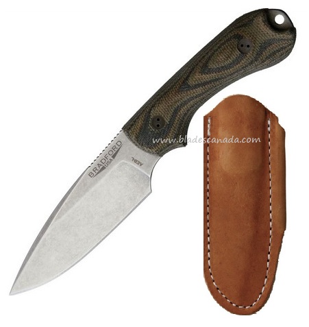 Bradford Guardian 3 Fixed Blade Knife, AEB-L, 3D Micarta Camo, 3FE109A