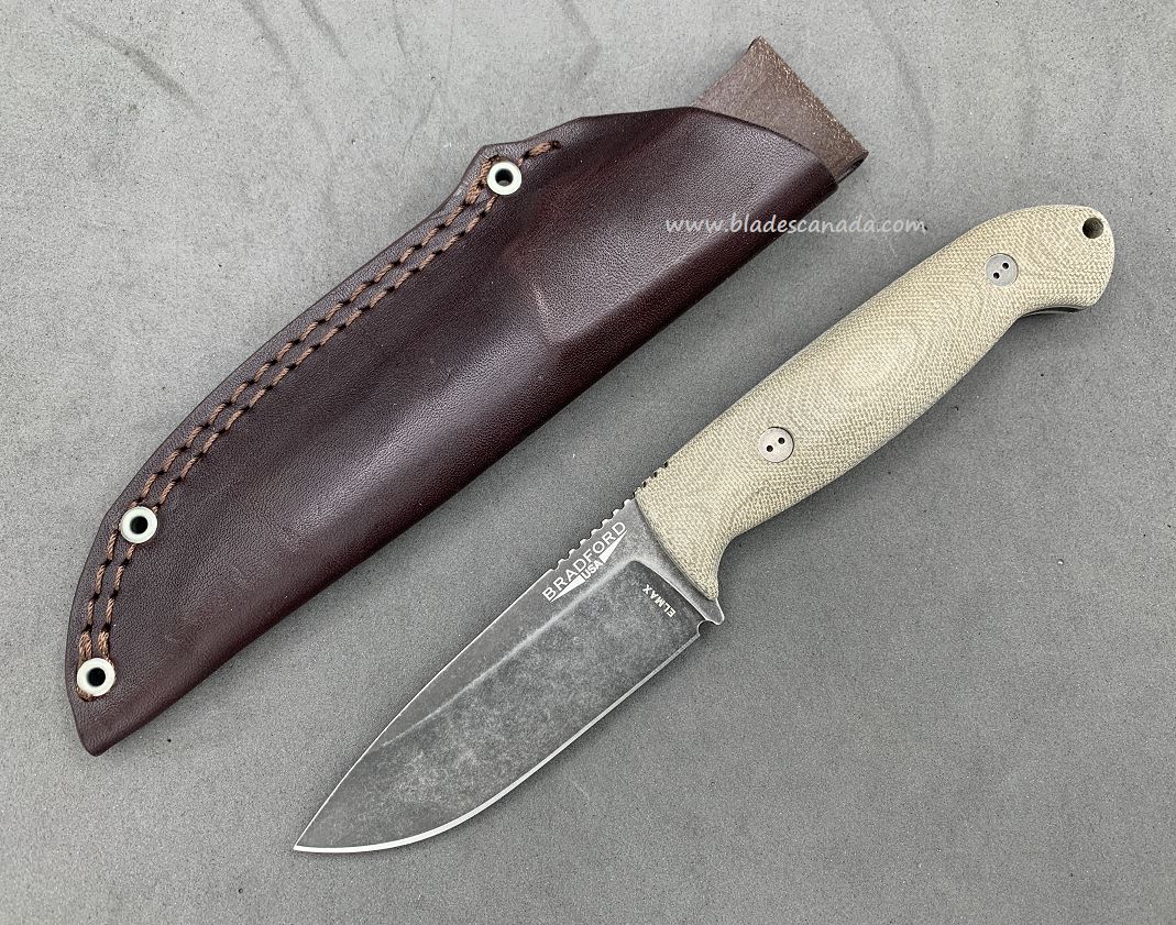 Bradford Guardian 4.5 Sabre Knife, Elmax Nimbus, 3D Camo Micarta, 4.5S-102N-Elmax