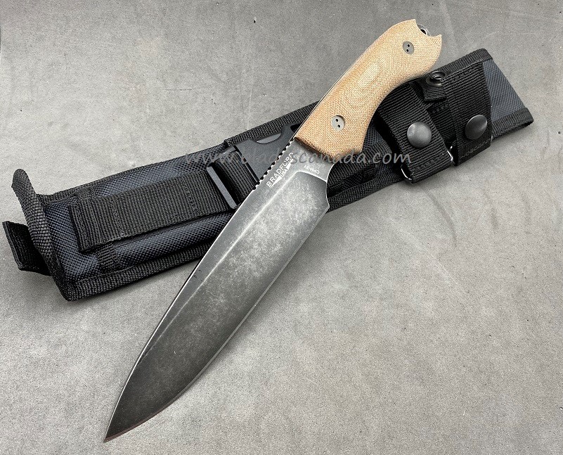 Bradford Guardian 6 Sabre Knife, CPM-3V Nimbus, 3D Natural Micarta, 6S-104N-3V