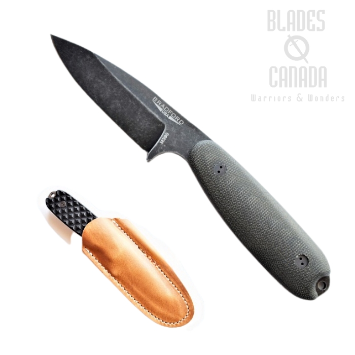 Bradford Guardian 3.5 Sabre Knife, M390 Nimbus, OD 3D Micarta, 3.5S-102N-M390 Bradford Guardian 3.5 Sabre Knife, M390 Nimbus, OD 3D Micarta, 3.5S-102N-M390