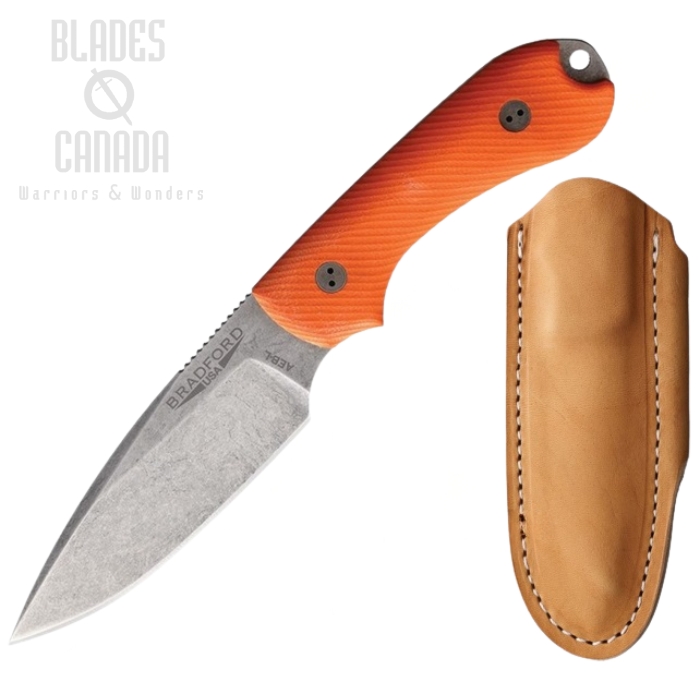 Bradford Guardian 3 Fixed Blade Knife, AEB-L Steel, G10 Handle, BRAD3FE105A