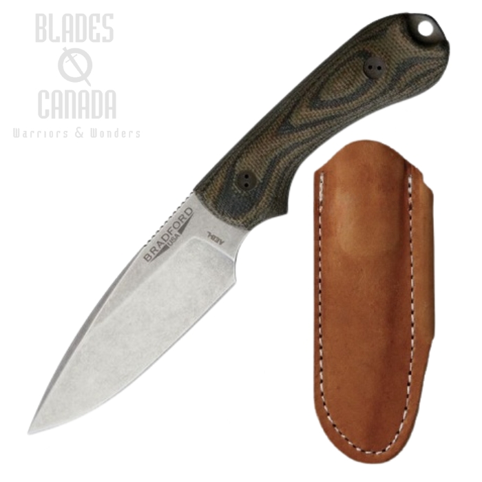 Bradford Guardian 3 Fixed Blade Knife, AEB-L, 3D Micarta Camo, 3FE-109-AEBL