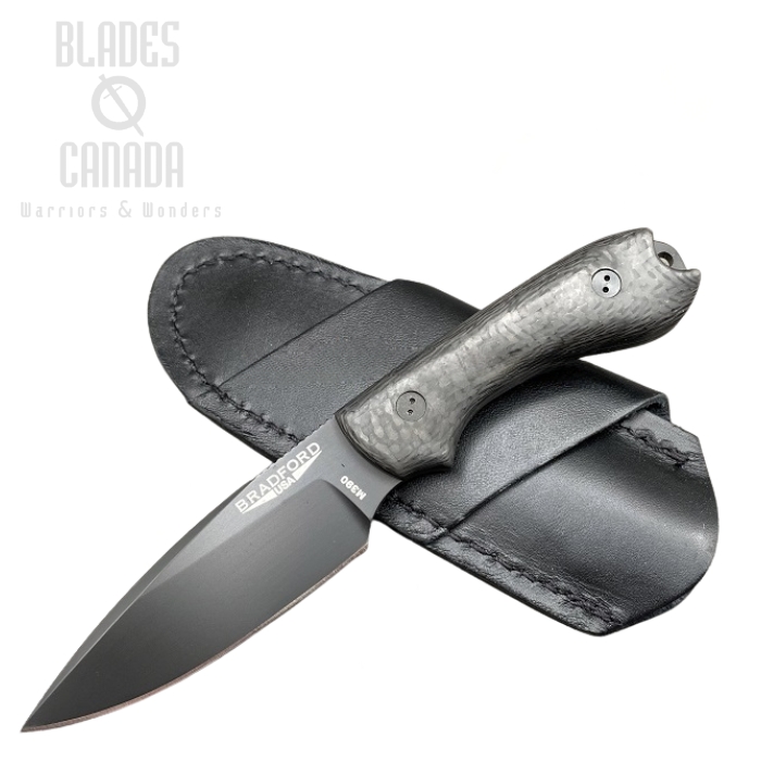 Bradford Guardian 3 False Edge, M390 DLC, 3D Carbon Fiber, 3FE-114B-M390 Bradford Guardian 3 False Edge, M390 DLC, 3D Carbon Fiber, 3FE-114B-M390
