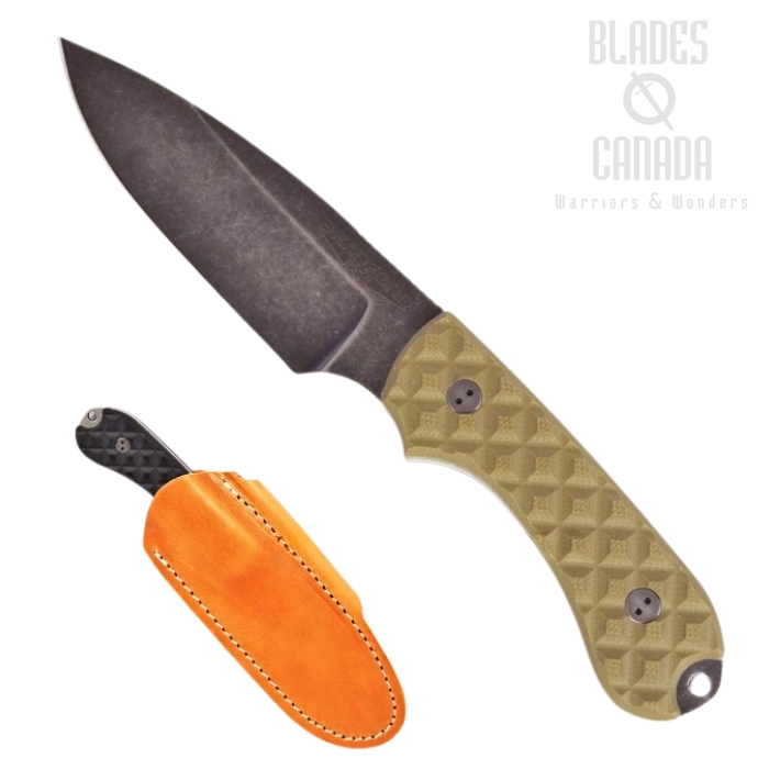 Bradford Guardian 3 Sabre Knife, M390 Nimbus, OD Textured G10, 3S-002N-M390 Bradford Guardian 3 Sabre Knife, M390 Nimbus, OD Textured G10, 3S-002N-M390