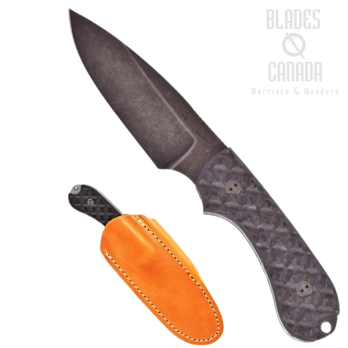 Bradford Guardian 3 Sabre Knife, M390 Nimbus, Textured Carbon Fiber, 3S-014N-M390 Bradford Guardian 3 Sabre Knife, M390 Nimbus, Textured Carbon Fiber, 3S-014N-M390