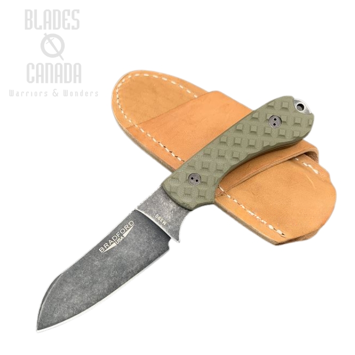 Bradford Guardian 3 Sheepsfoot Knife, M390 Nimbus, OD Textured G10, 3SF-002N-M390 Bradford Guardian 3 Sheepsfoot Knife, M390 Nimbus, OD Textured G10, 3SF-002N-M390