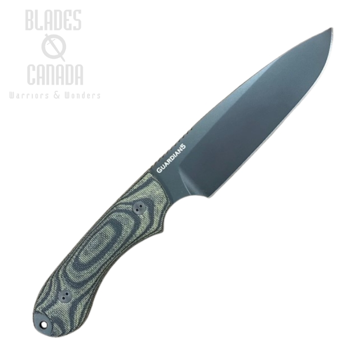 Bradford Guardian 5 Fixed Blade Knife, CPM-3V Black, 3D Camo Micarta, 5S-109B-3V