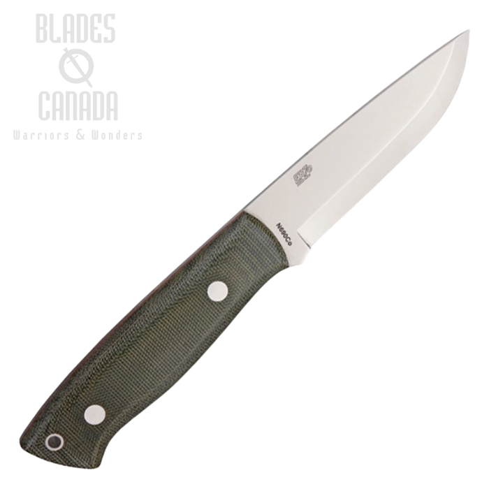 EnZo Trapper 95 Fixed Blade Knife, N690Co, Micarta Green, BRI2017 (image for) EnZo Trapper 95 Fixed Blade Knife, N690Co, Micarta Green, BRI2017