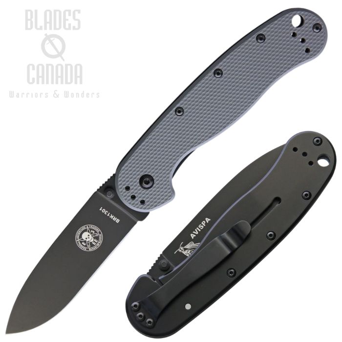 (image for) ESEE Avispa Framelock Folding Knife, AUS 8, GFN Foliage/Stainless, BRK1301FGB