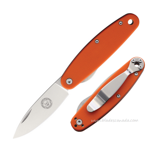 ESEE Churp Folding Knife , D2 Satin, G10 Orange, BRKC4