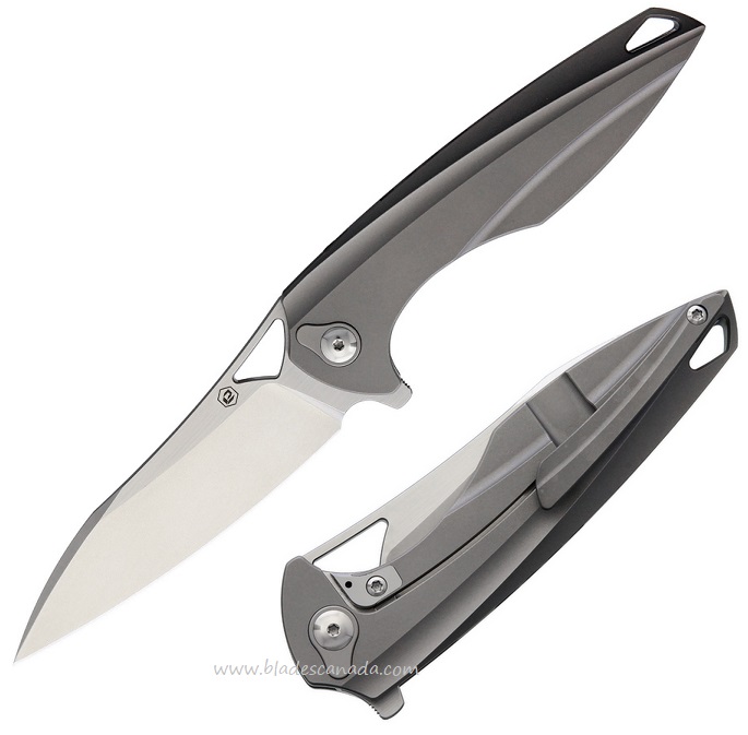 Bladerunners Systems Eon Flipper Framelock Folding Knife, M390, Titanium Handle, BRS009