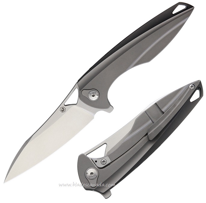 Bladerunners Systems Eon Flipper Framelock Folding Knife, M390, Titanium Handle, BRS009 - Click Image to Close