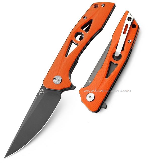 Bestech Eye Of Ra Flipper Folding Knife, D2, G10 Orange, BG23D - Click Image to Close