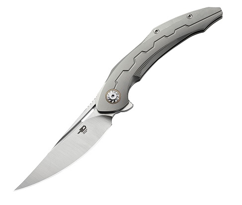 Bestech Marukka Flipper Framelock Knife, M390, Titanium, BT2002A - Click Image to Close