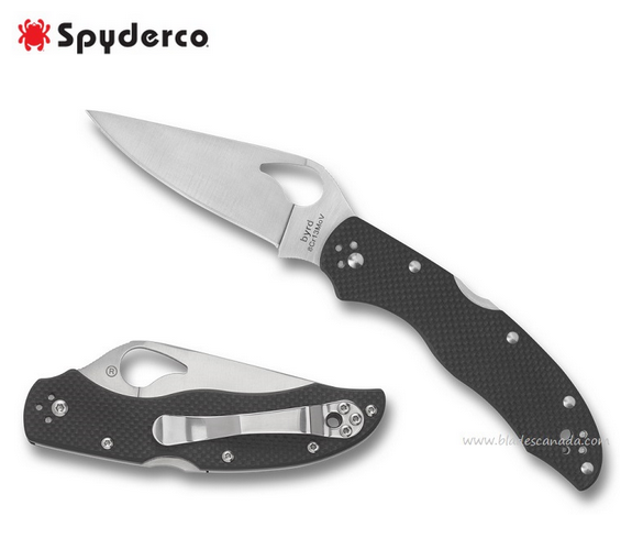 Byrd Harrier 2 Folding Knife, G10 Black, by Spyderco, BY01GP2