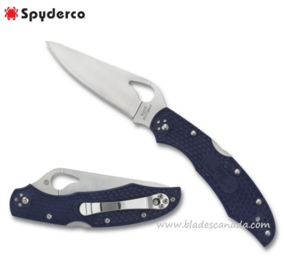 Byrd Cara Cara 2 Folding Knife, FRN Blue, by Spyderco, BY03PBL2