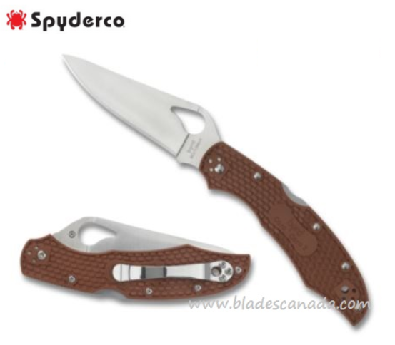 Byrd Cara Cara 2 Folding Knife, FRN Brown, by Spyderco, BY03PBN
