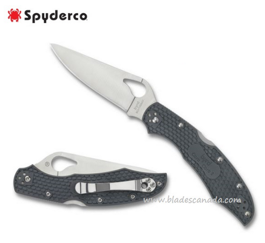 Byrd Cara Cara 2 Folding Knife, FRN Grey, by Spyderco, BY03PGY2 - Click Image to Close