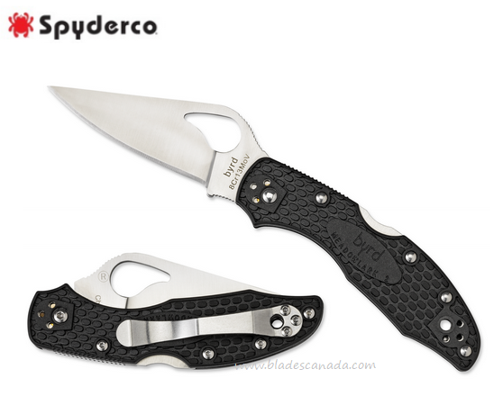 Byrd Meadowlark Gen 2 Folding Knife, FRN Black, by Spyderco, BY04PBK2 - Click Image to Close