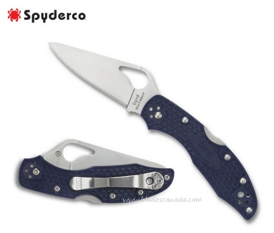 Byrd Meadowlark Folding Knife, FRN Blue, by Spyderco, BY04PBL2