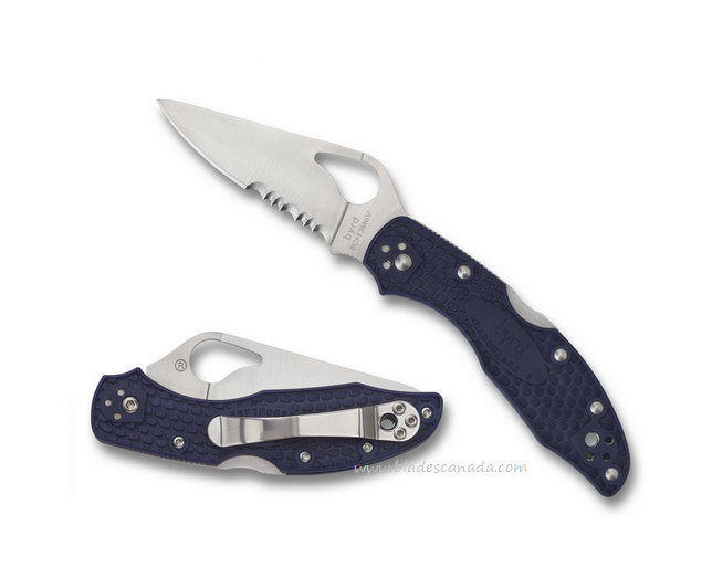 Byrd Meadowlark Folding Knife, FRN Blue, by Spyderco, BY04PSBL2