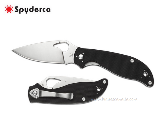 Byrd Raven Gen 2 Folding Knife, CTS BD1, G10 Black, by Spyderco, BY08GP2 - Click Image to Close